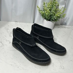 UGG suede leather ankle moccasin booties